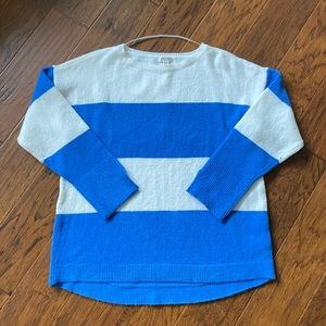SPENSE blue & white stripe sweater🍍